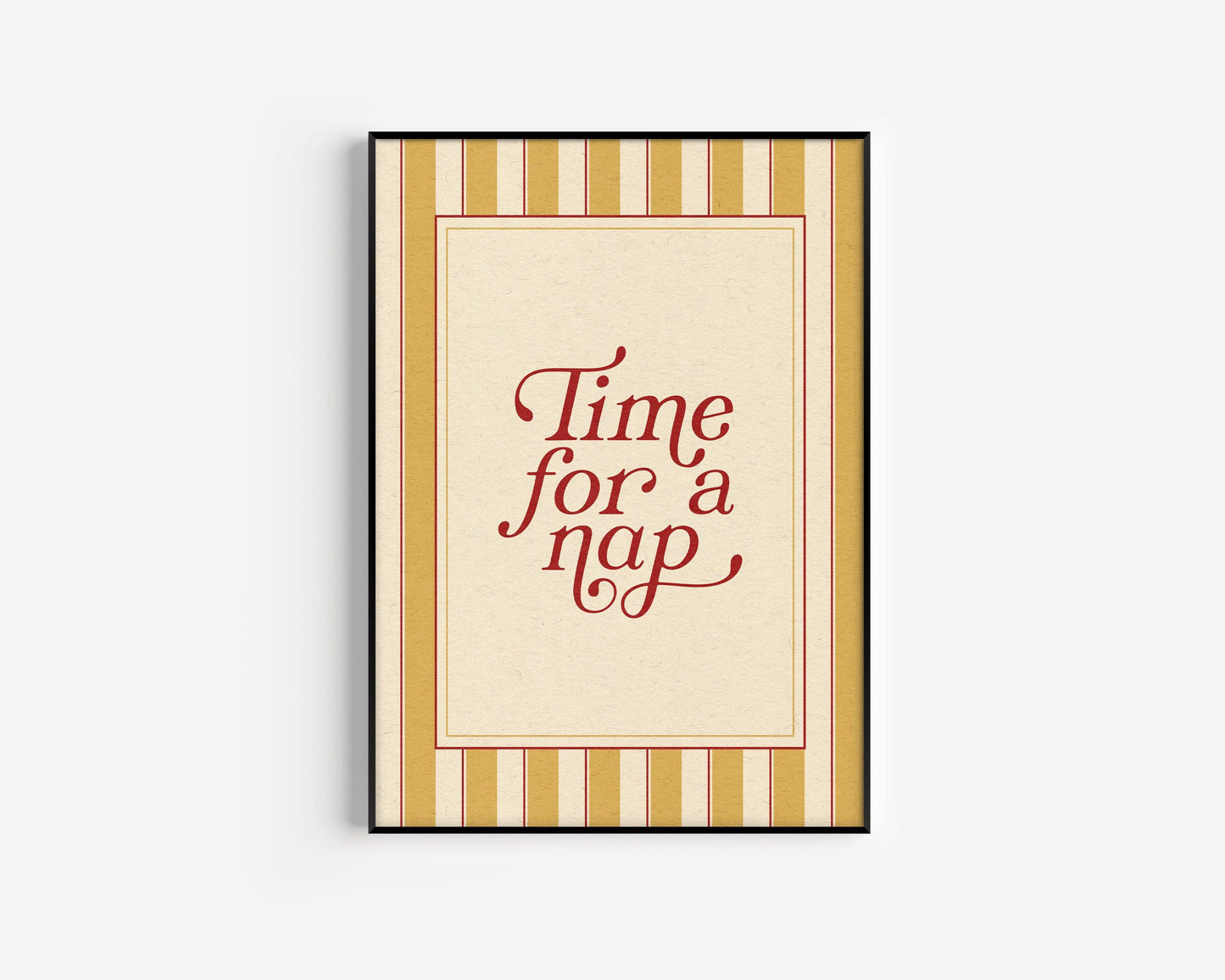Time For A Nap Print